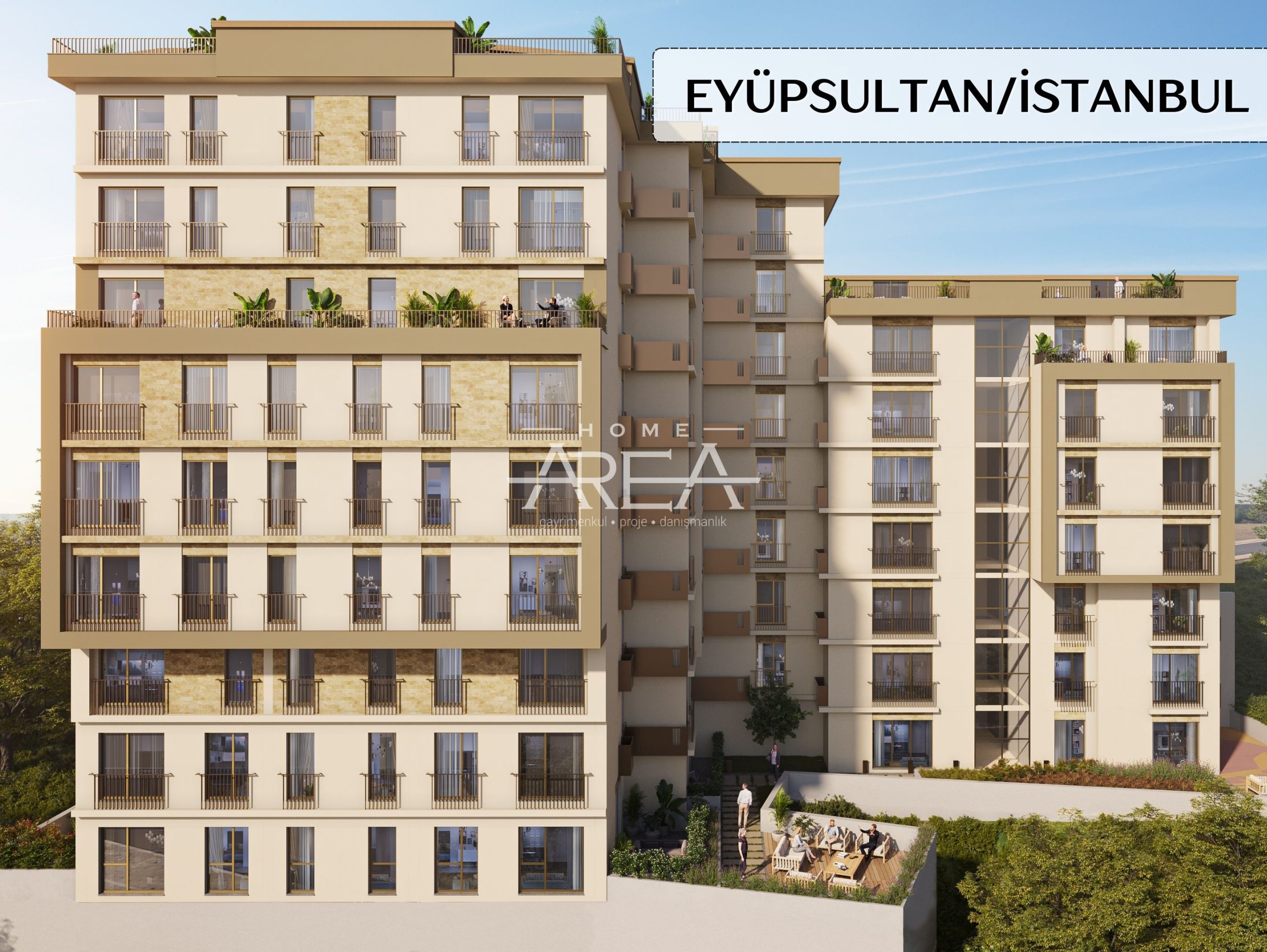 Complex with a magnificent view of the bay of Haliç  (1+1/2+1/3+1)