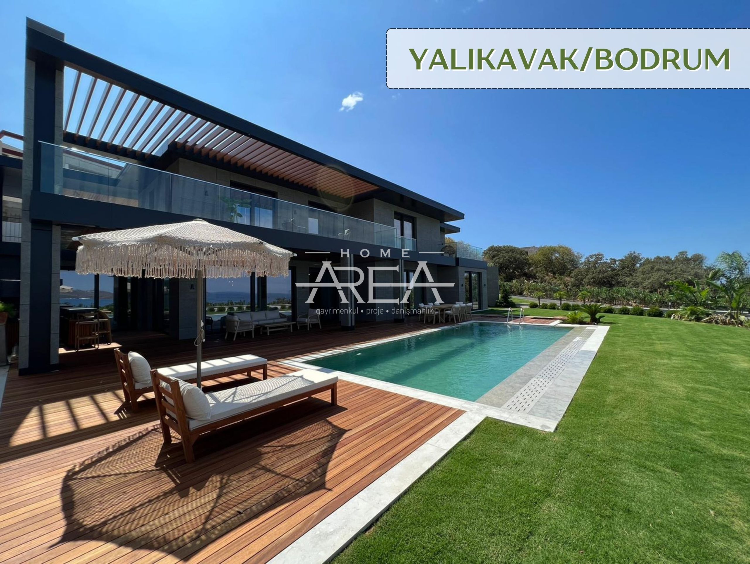 Luxury villa in Bodrum (4+1/5+1/6+1|apartment 2+1/3+1) 