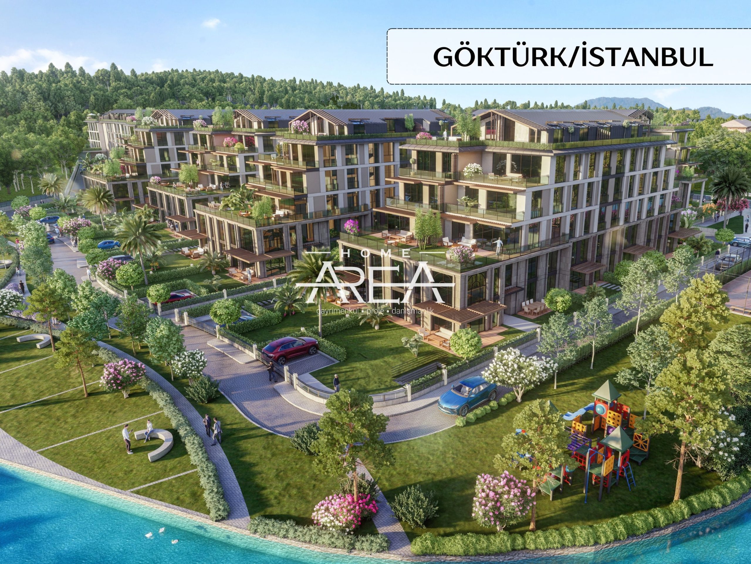 Amazing premium class project in the most prestigious and green district Göktürk (2+1/3+1/4+1/5+1/VILLA)