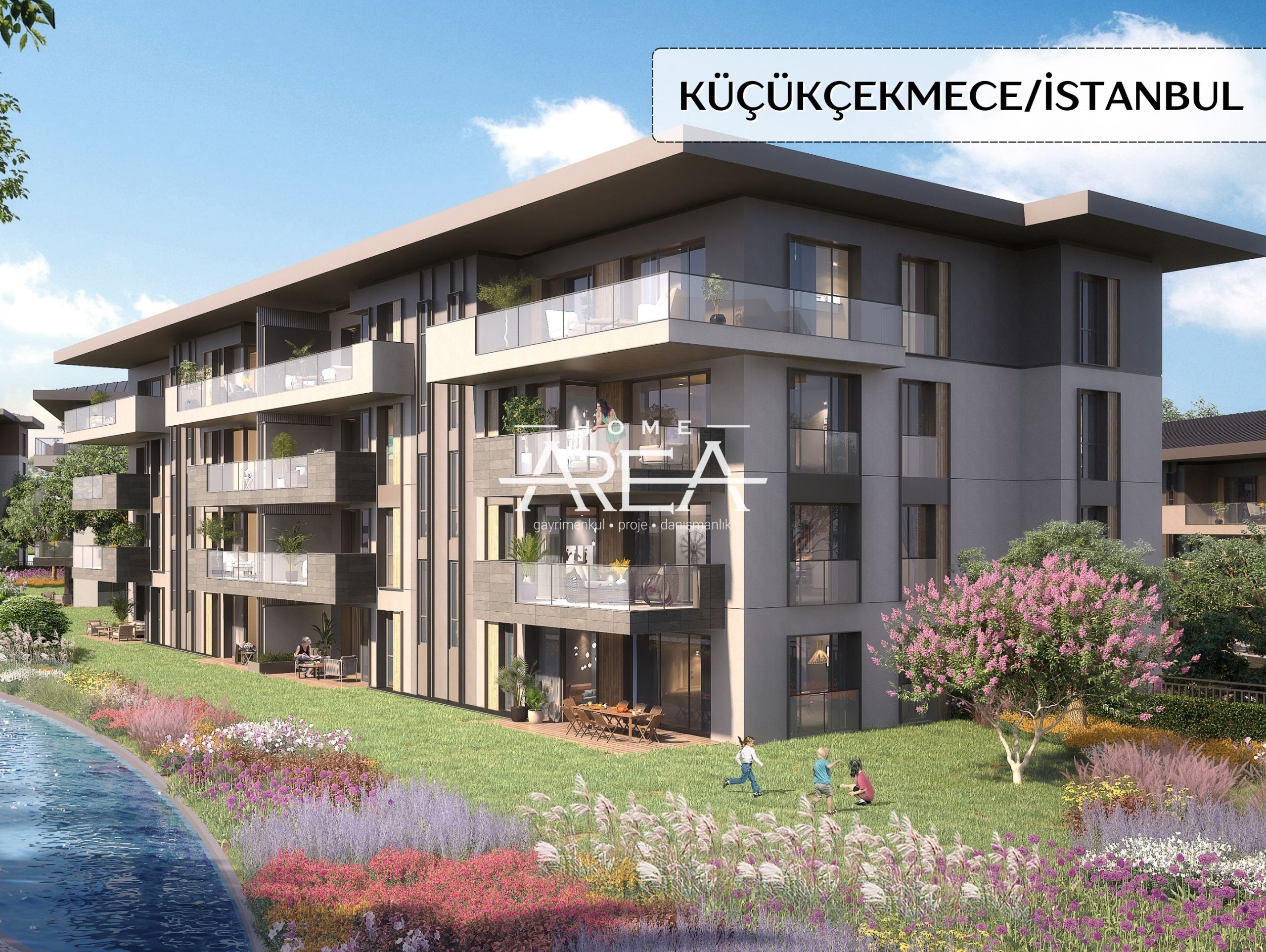 The biggest project with a family concept in İstanbul (1+1/2+1/3+1/4+1)