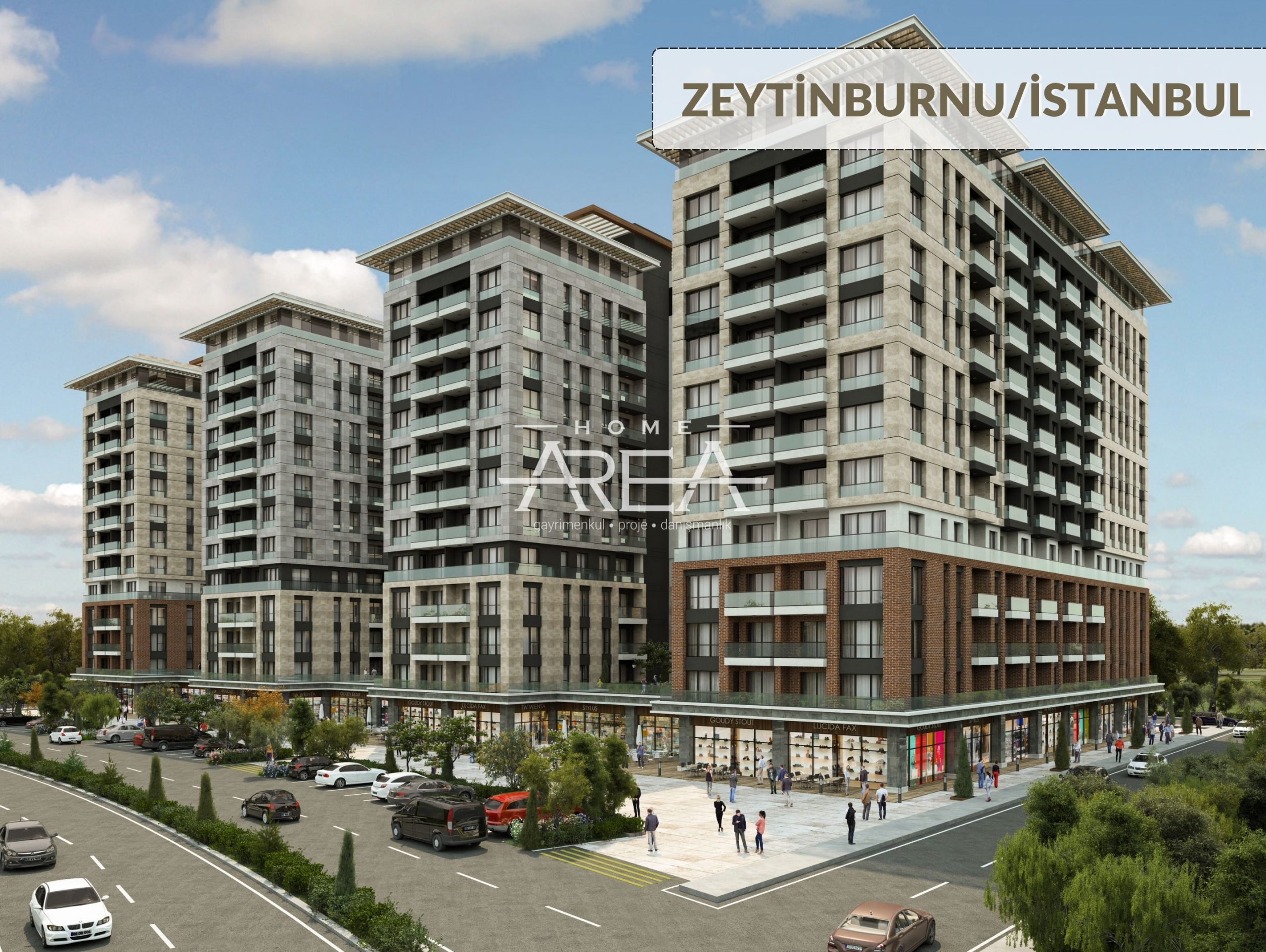 Apartments in the historical district Zeytinburnu (1+1/2+1/3+1) 