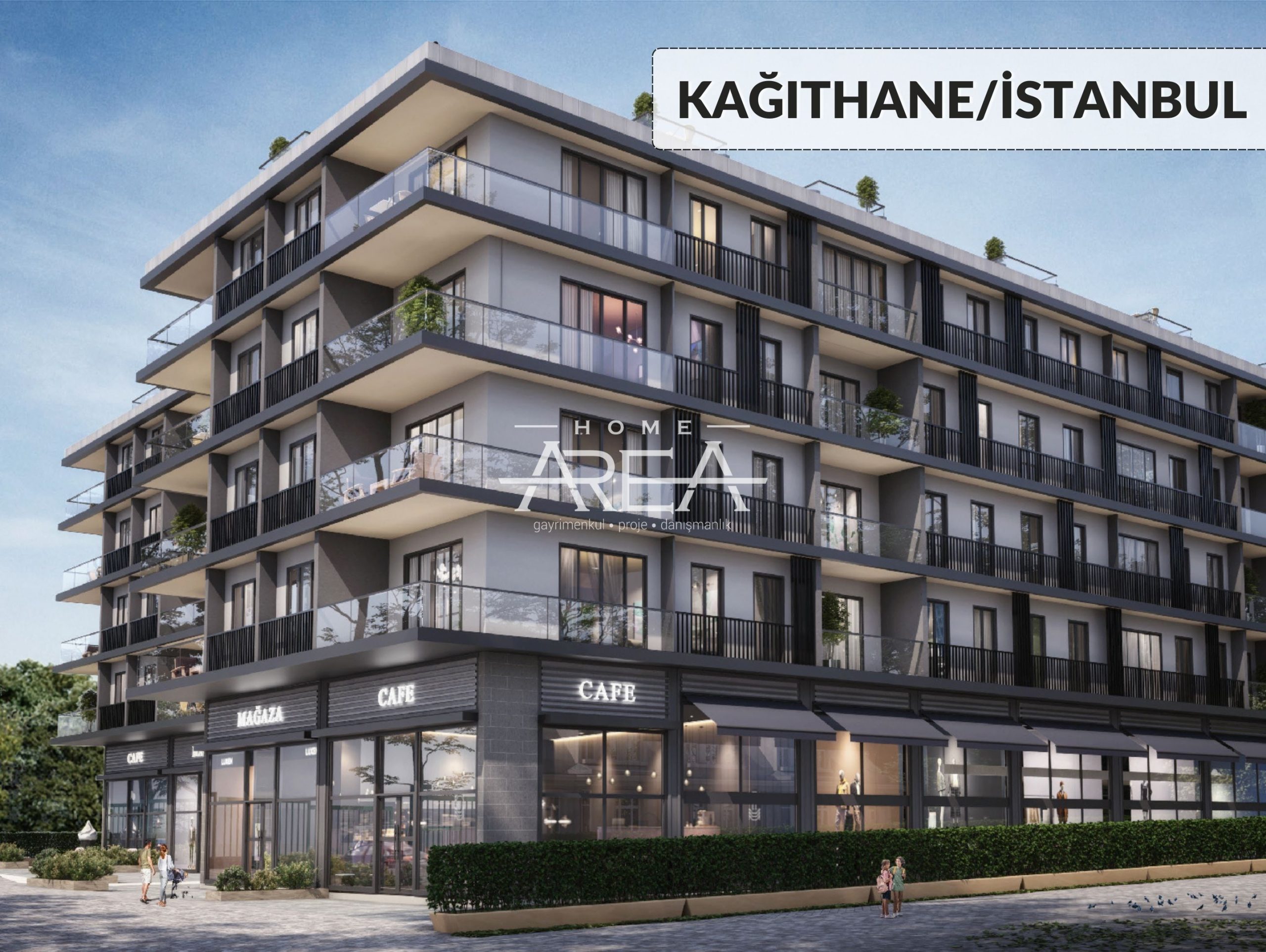 Duplex apartment in the Istanbul center (1+1/2+1/3+1) 