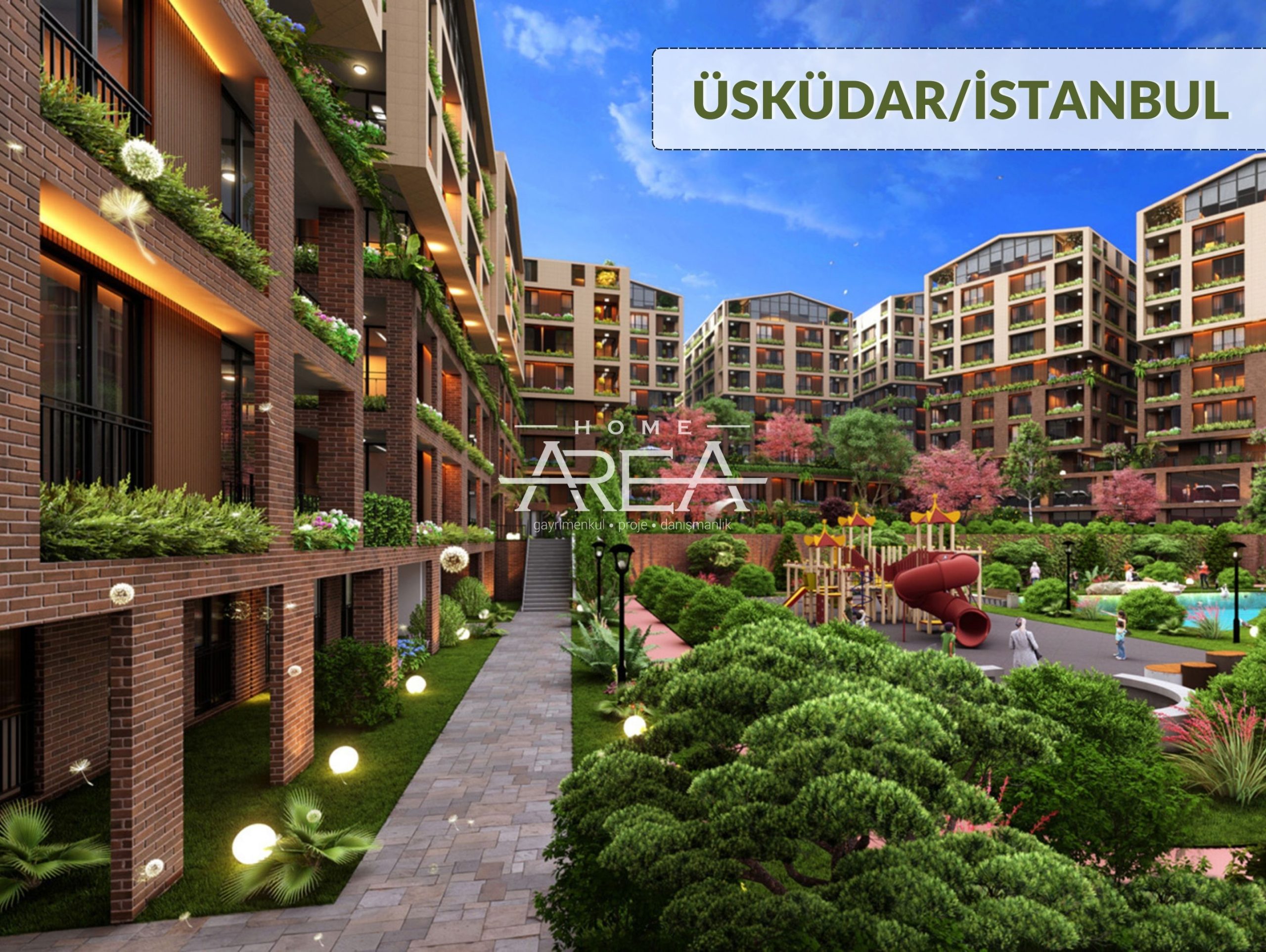 Apartment in the prestigious area acibadem (2+1/3+1/4+1) 