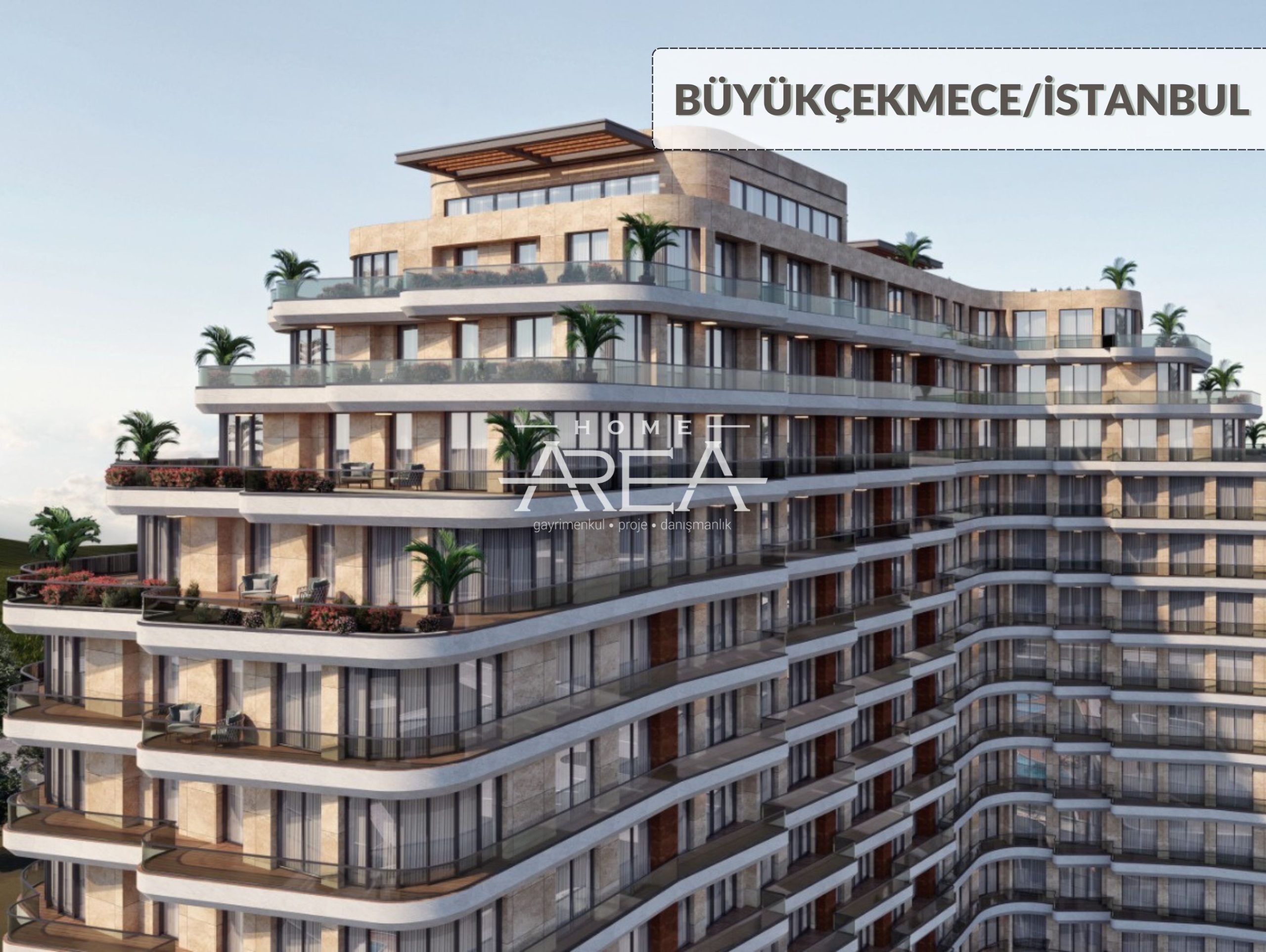 Apartment with panoramic sea and lake view (1+1/2+1/3+1/4+1)