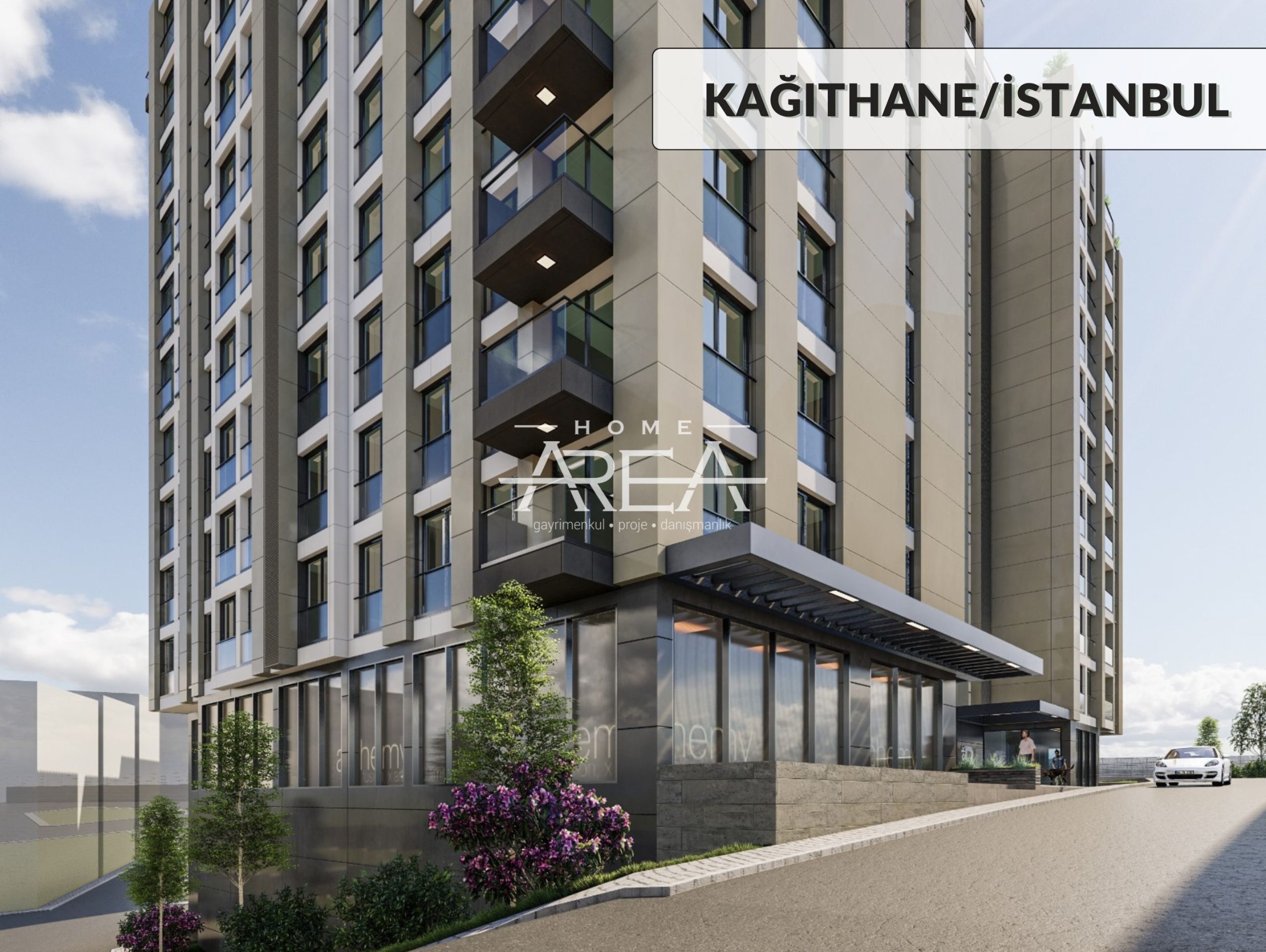 New project in the center of Istanbul (1+1/2+1/3+1)